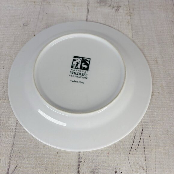 National Wildlife Federation WFE3 Songbird Red Birds 7.5" Salad Plates Set of 3 - Picture 5 of 16